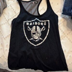 NFL Gray and Black Team Apparel Tank